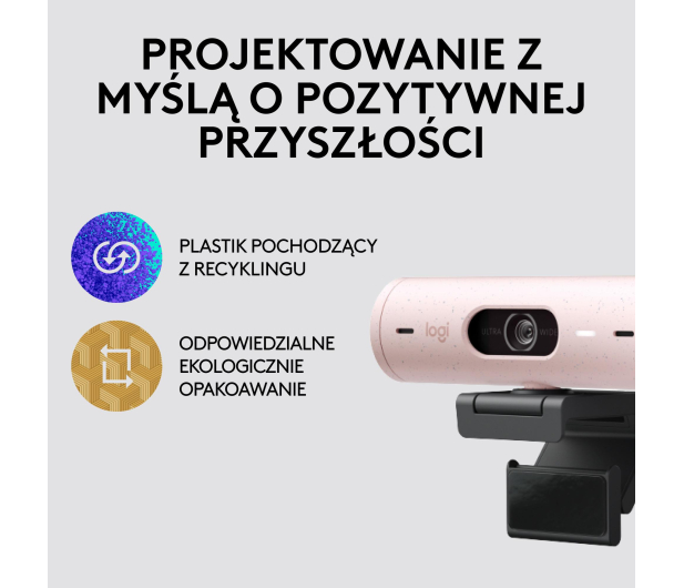 LOGITECH Brio 500 Rose - 1080204 - zdjęcie 7